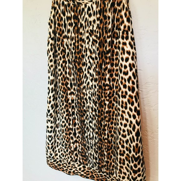 Julie Haus Women's Silk Animal Print Shift Mini Dress, Size S - Picture 3 of 5